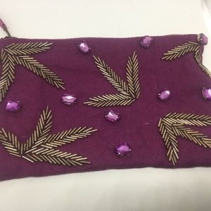 Beaded Clutch Handbag